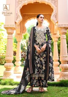 Alok suit 24 carat-5 dress materials wholesale and manufacturers